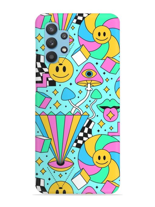 Trippy Rainbow 60S Snap Case for Samsung Galaxy M32 (5G)