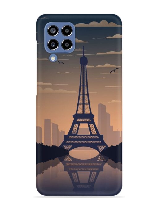 France Paris Eiffel Tower Gradient Snap Case for Samsung Galaxy M33 (5G) Zapvi