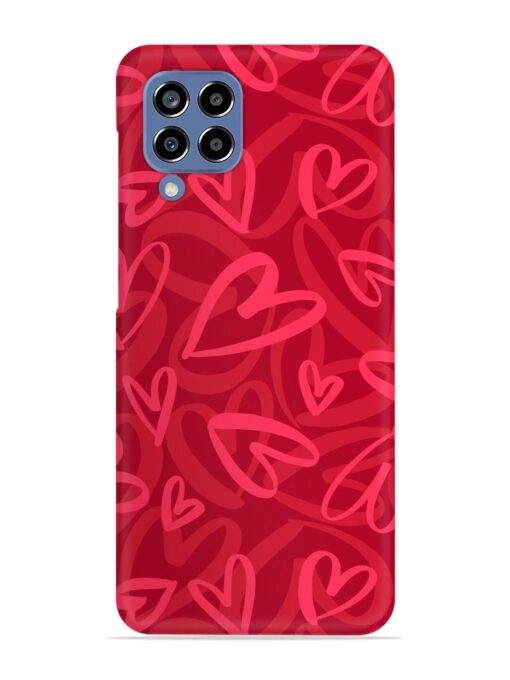 Seamless Romantic Pattern Snap Case for Samsung Galaxy M33 (5G) Zapvi