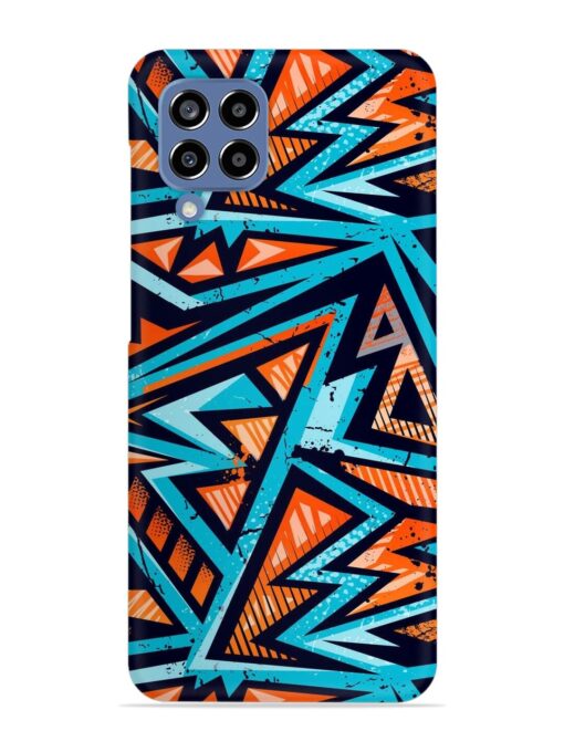 Abstract Seamless Grunge Snap Case for Samsung Galaxy M33 (5G) Zapvi