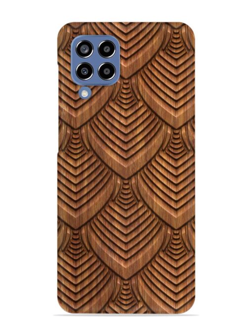 Carved Pattern On Snap Case for Samsung Galaxy M33 (5G)