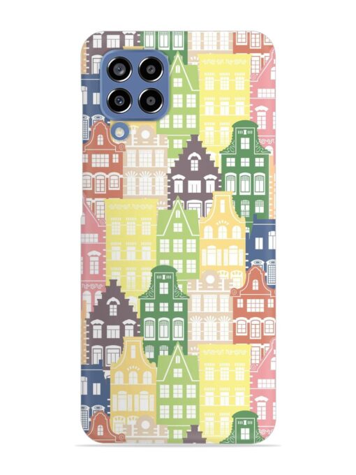 Seamless Shapes Pattern Snap Case for Samsung Galaxy M33 (5G) Zapvi