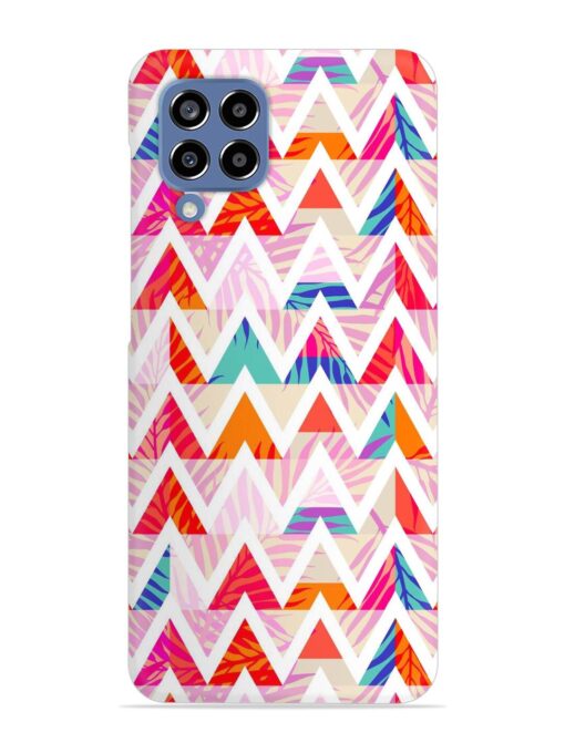 Abstract Triangle Background Snap Case for Samsung Galaxy M33 (5G) Zapvi