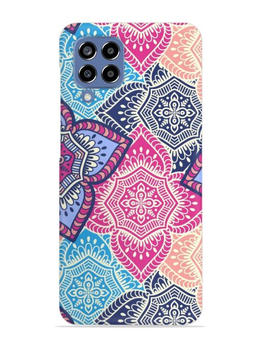 Ethnic Floral Seamless Snap Case for Samsung Galaxy M33 (5G) Zapvi