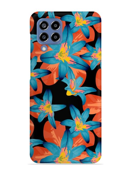 Philippine Flowers Seamless Snap Case for Samsung Galaxy M33 (5G) Zapvi