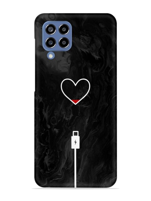 Heart Charging Vector Snap Case for Samsung Galaxy M33 (5G) Zapvi