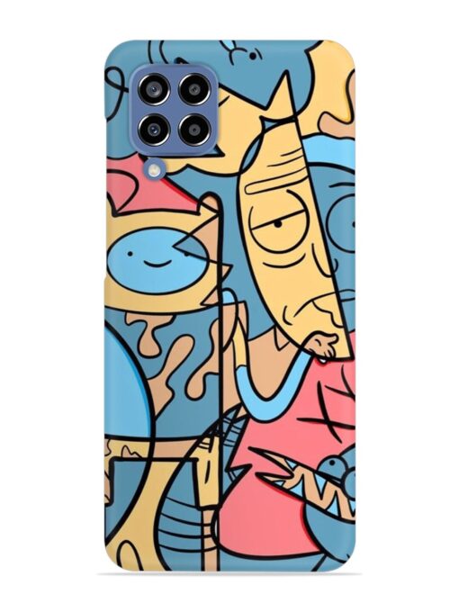 Silly Face Doodle Snap Case for Samsung Galaxy M33 (5G) Zapvi