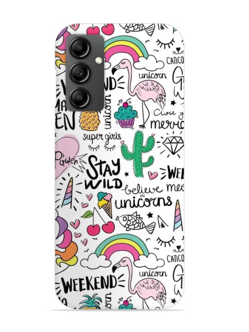 Unicorn Ice Cream Snap Case for Samsung Galaxy M34 (5G)