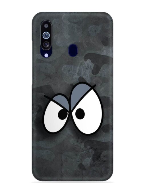 Big Eyes Night Mode Snap Case for Samsung Galaxy M40 Zapvi