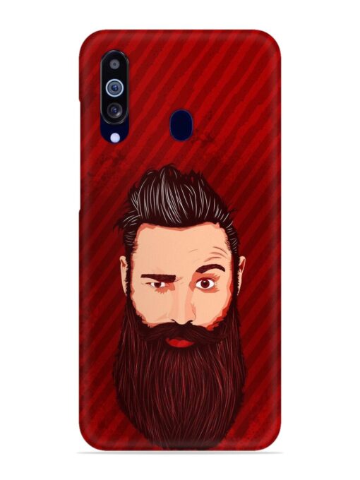 Beardo Man Snap Case for Samsung Galaxy M40 Zapvi