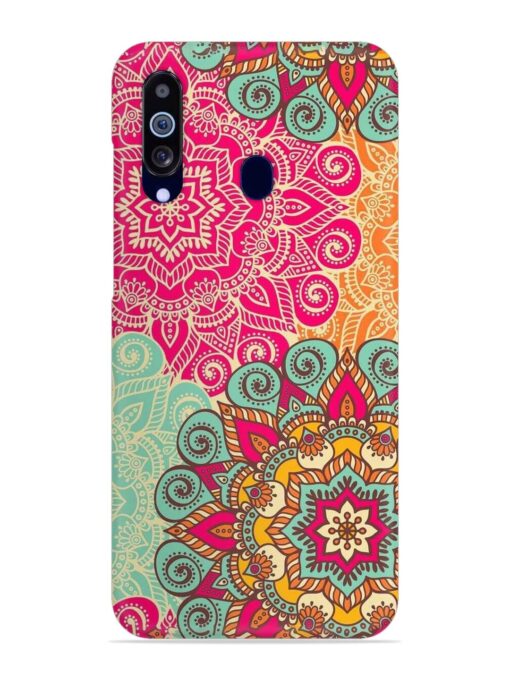 Mandala Seamless Snap Case for Samsung Galaxy M40 Zapvi