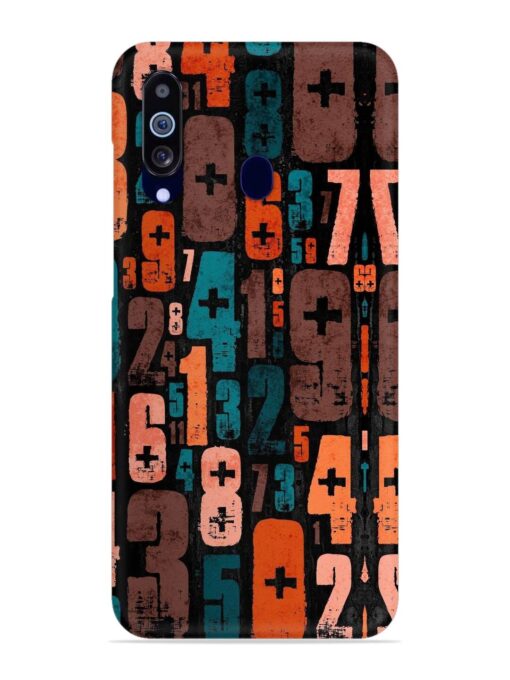 0 To 9 Art Snap Case for Samsung Galaxy M40 Zapvi