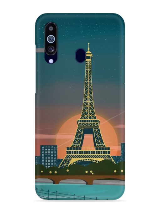 Scenery Architecture France Paris Snap Case for Samsung Galaxy M40 Zapvi