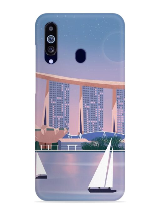 Singapore Scenery Architecture Snap Case for Samsung Galaxy M40 Zapvi