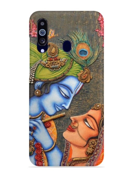 Lord Radha Krishna Flute Art Snap Case for Samsung Galaxy M40 Zapvi