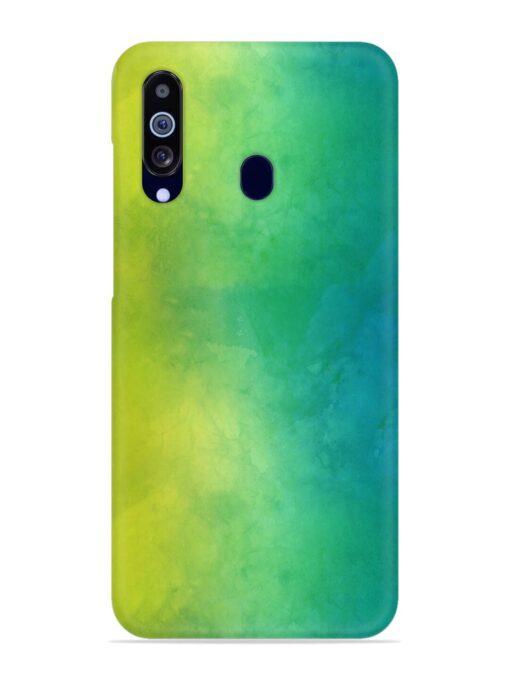 Yellow Green Gradient Snap Case for Samsung Galaxy M40 Zapvi