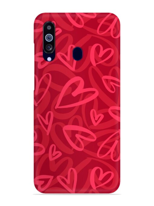 Seamless Romantic Pattern Snap Case for Samsung Galaxy M40