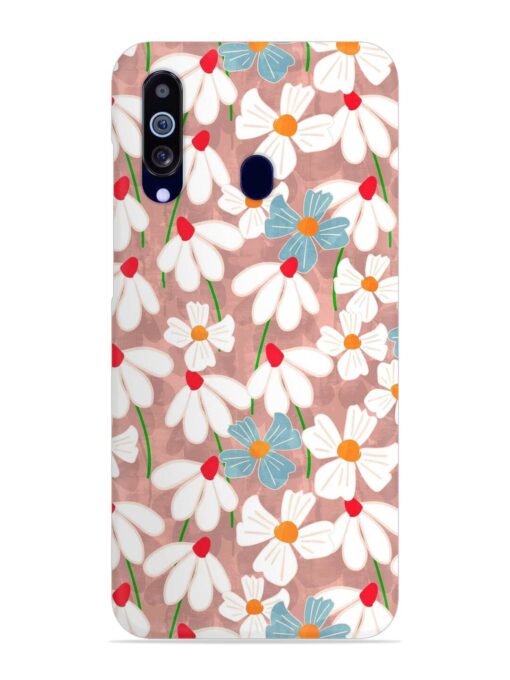 Abstract Petal Flowers Snap Case for Samsung Galaxy M40 Zapvi