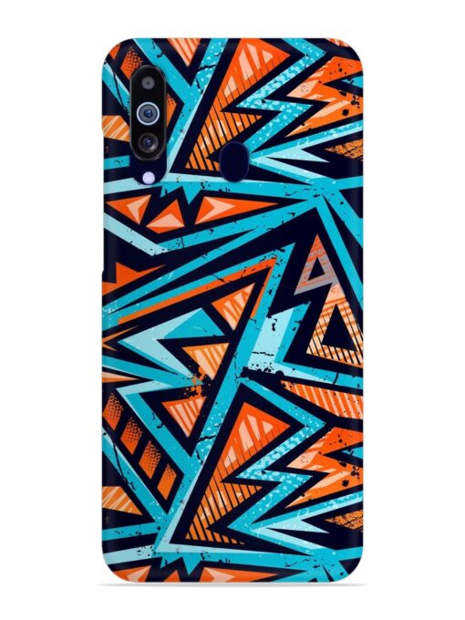 Abstract Seamless Grunge Snap Case for Samsung Galaxy M40 Zapvi