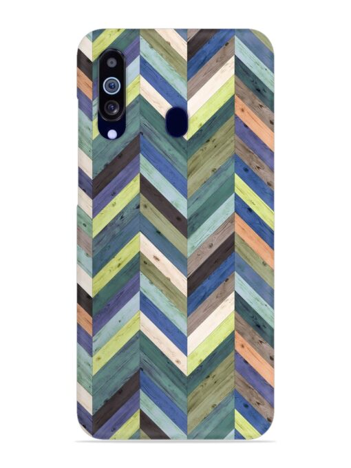 Chevron Random Color Snap Case for Samsung Galaxy M40 Zapvi