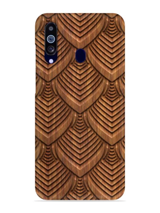 Carved Pattern On Snap Case for Samsung Galaxy M40 Zapvi