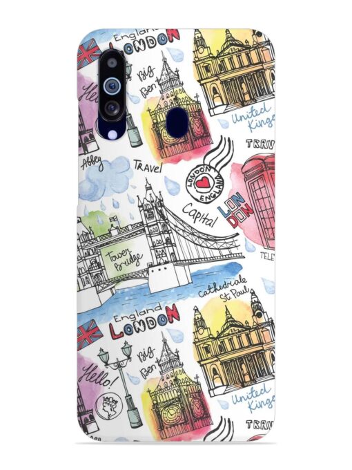 Vector London Landmark Snap Case for Samsung Galaxy M40