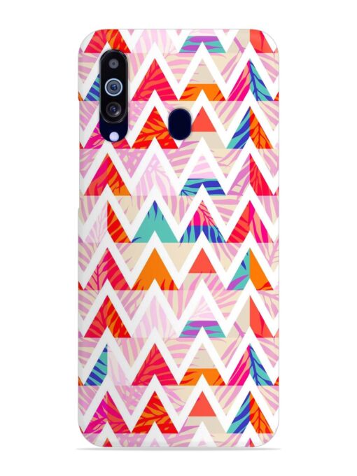 Abstract Triangle Background Snap Case for Samsung Galaxy M40 Zapvi