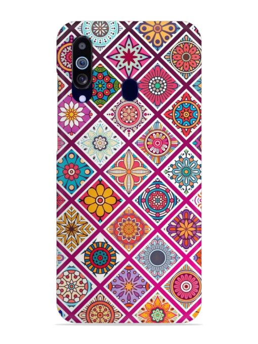 Seamless Tile Pattern Snap Case for Samsung Galaxy M40 Zapvi