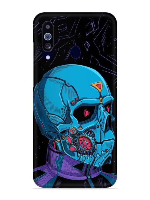 Skull Robo Vector Snap Case for Samsung Galaxy M40 Zapvi