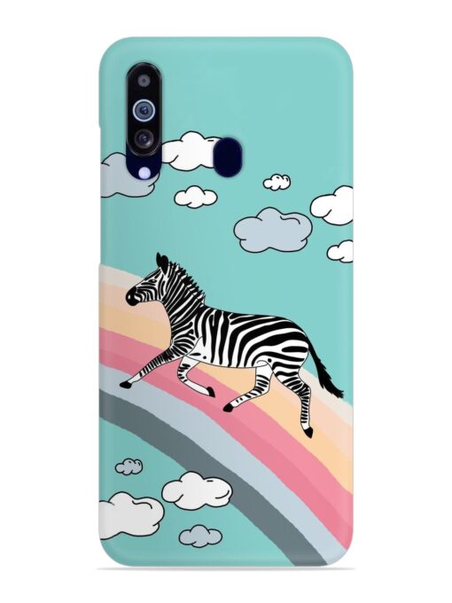 Running Zebra Snap Case for Samsung Galaxy M40