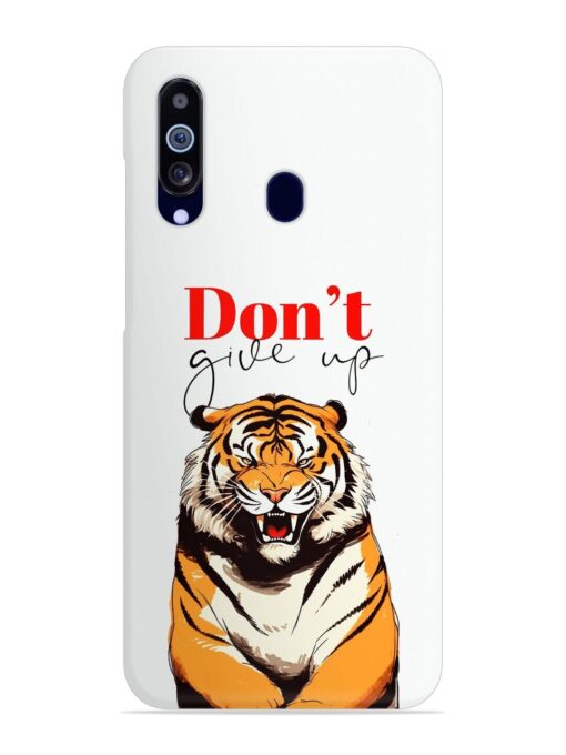 Don'T Give Up Tiger Art Snap Case for Samsung Galaxy M40 Zapvi