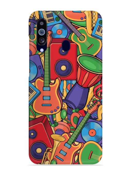 Colorful Music Art Snap Case for Samsung Galaxy M40 Zapvi