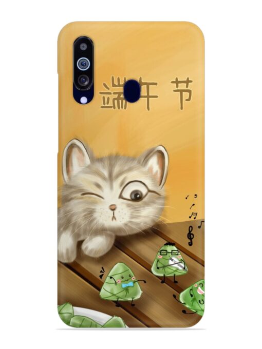 Cat Scorpion Dancing Snap Case for Samsung Galaxy M40