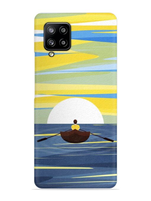 Rowing Person Ferry Paddle Snap Case for Samsung Galaxy M42 (5G)