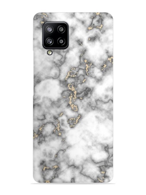 Gray And Gold Marble Snap Case for Samsung Galaxy M42 (5G) Zapvi