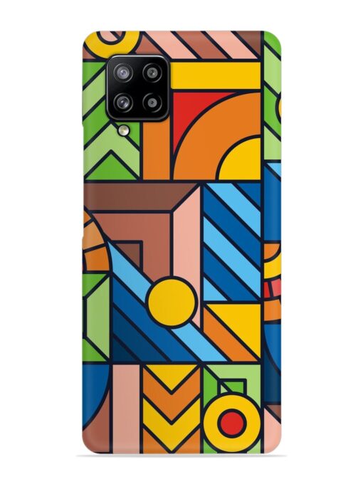 Colorful Geometric Snap Case for Samsung Galaxy M42 (5G) Zapvi