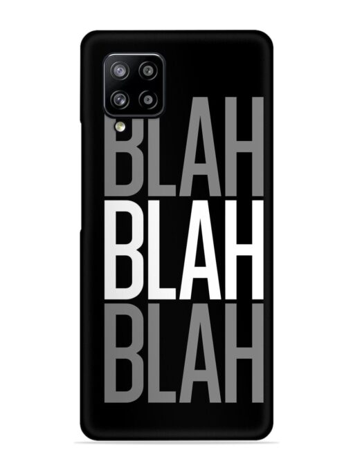 Blah Blah Blah Wallpaper Snap Case for Samsung Galaxy M42 (5G) Zapvi