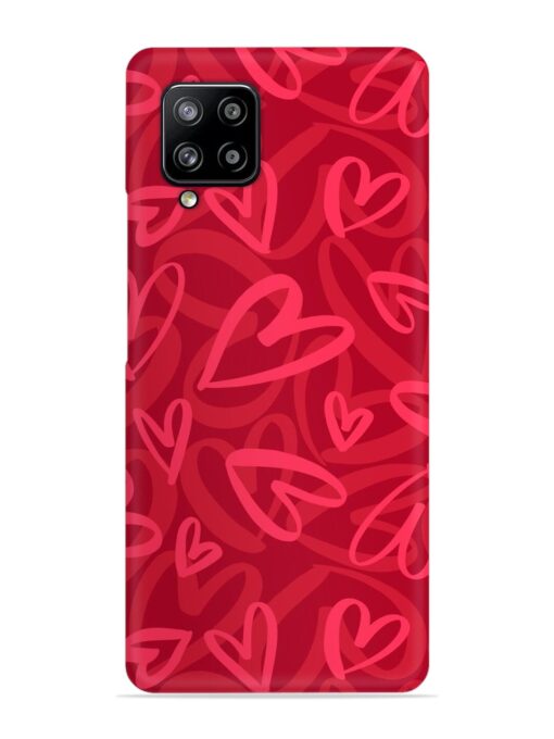 Seamless Romantic Pattern Snap Case for Samsung Galaxy M42 (5G) Zapvi