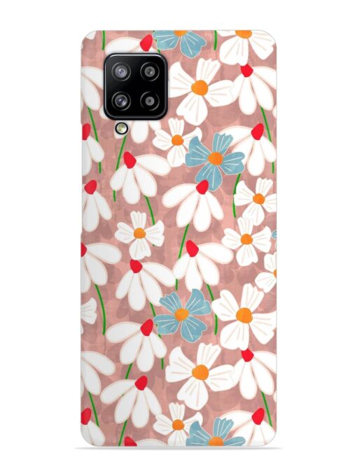 Abstract Petal Flowers Snap Case for Samsung Galaxy M42 (5G) Zapvi