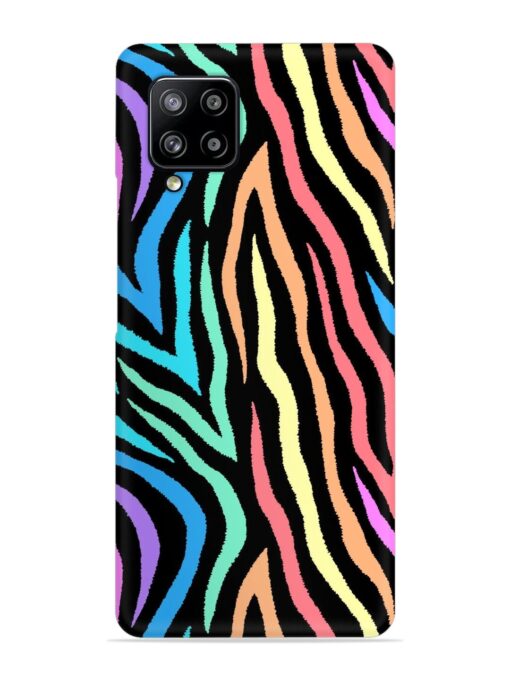 Colorful Abstract Zebra Snap Case for Samsung Galaxy M42 (5G)