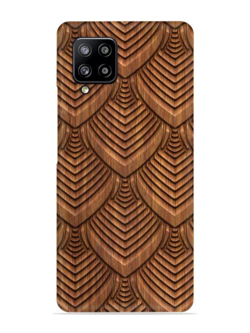 Carved Pattern On Snap Case for Samsung Galaxy M42 (5G)