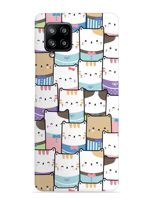 Cute Adorable Cat Snap Case for Samsung Galaxy M42 (5G)