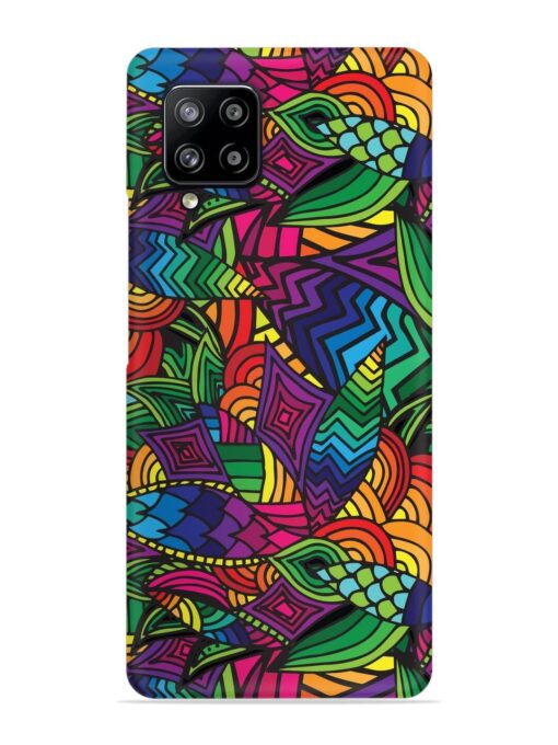 Abstract Multicolor Seamless Snap Case for Samsung Galaxy M42 (5G) Zapvi