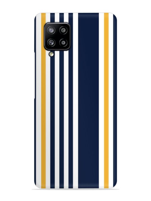 Seamless Stripe Pattern Snap Case for Samsung Galaxy M42 (5G)