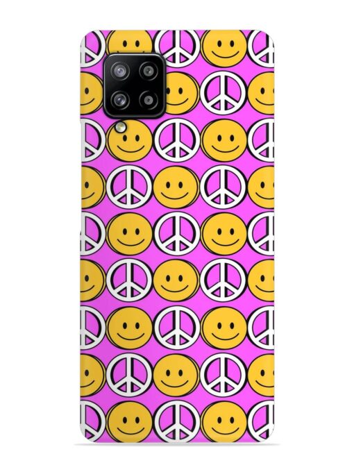 Smiley Face Peace Snap Case for Samsung Galaxy M42 (5G)