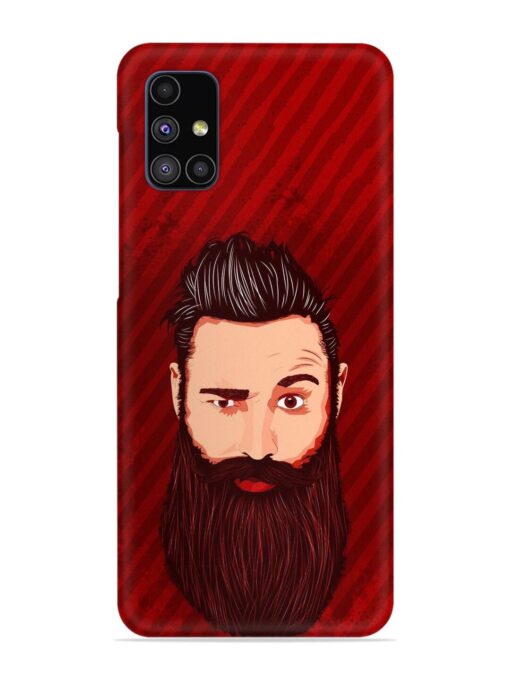 Beardo Man Snap Case for Samsung Galaxy M51 Zapvi