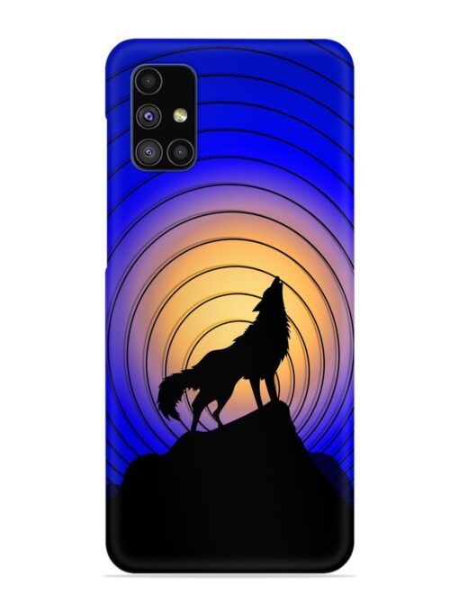 Fox Roaring Design Snap Case for Samsung Galaxy M51