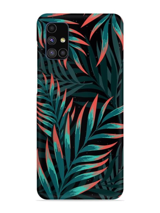 Green Leaf Art Snap Case for Samsung Galaxy M51