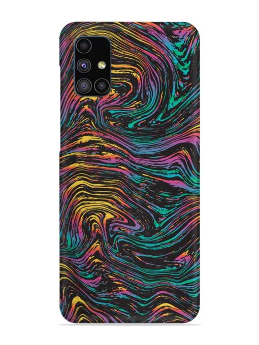 Abstract Liquid Colors Snap Case for Samsung Galaxy M51 Zapvi