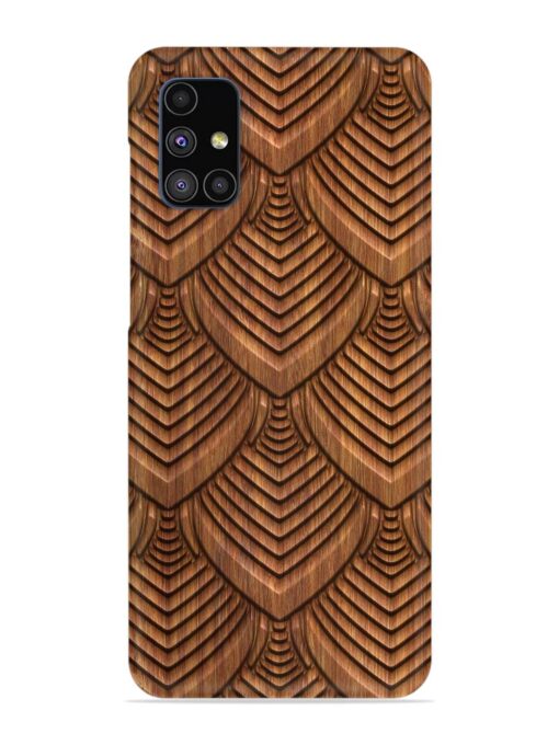 Carved Pattern On Snap Case for Samsung Galaxy M51